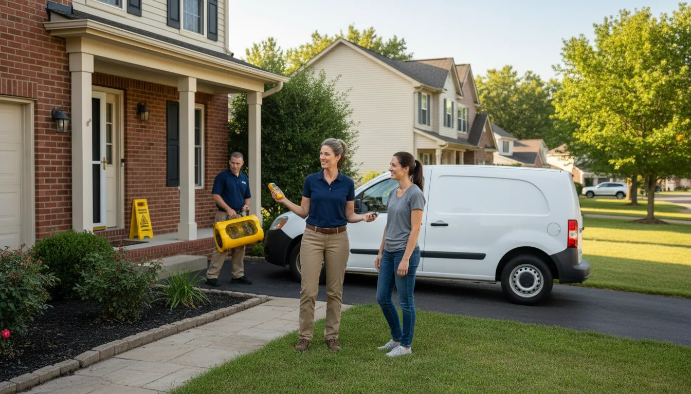 Water restoration image for Dehumidification And Cleanup Services in Lemmon, SD